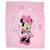 Plaid polaire imprimé toucher extra doux, disney minnie shopping Rose 1 - vertbaudet enfant 
