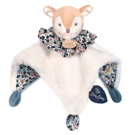 Doudou boule faon Blanc 1 - vertbaudet enfant 