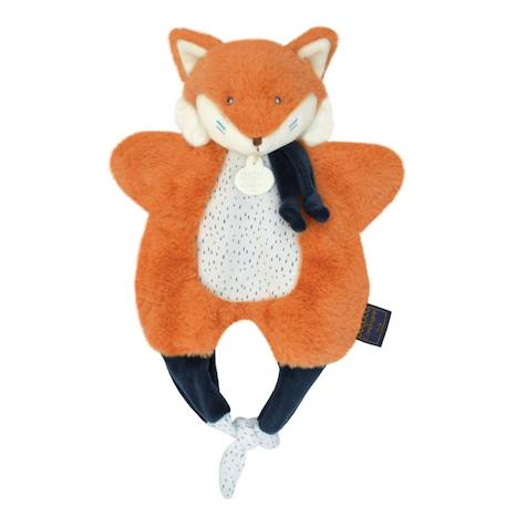 Doudou renard marionnette Orange 1 - vertbaudet enfant 