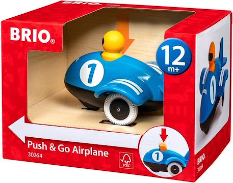 Avion push and go Bleu 5 - vertbaudet enfant 