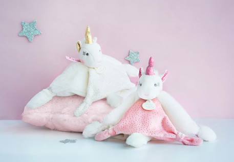 Doudou lucie la licorne rose Rose 4 - vertbaudet enfant 