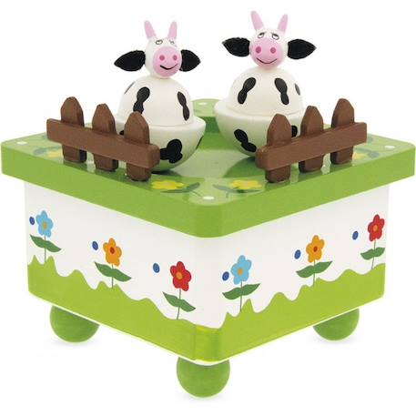 Boite à musique vaches Vert 1 - vertbaudet enfant 