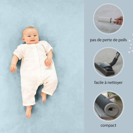 Tapis enfant à mémoire de forme cloud Beige+Bleu ciel+Gris+Mocha+Vert bleuté 10 - vertbaudet enfant 