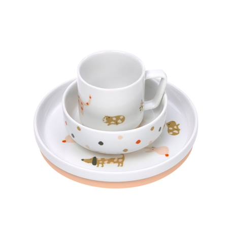 Coffret repas en porcelaine little mateys Blanc+Blanc royal 2 - vertbaudet enfant 