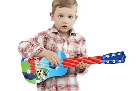 Ma première guitare super mario Bleu 4 - vertbaudet enfant 