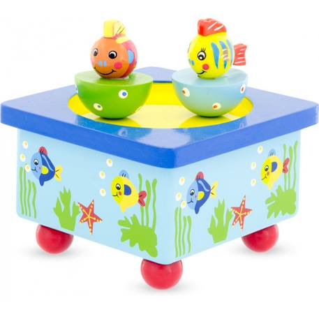 Boite à musique poisson Bleu 1 - vertbaudet enfant 