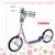 Trottinette patinette freestyle grandes roues pneumatiques ø 41 cm avec pegs Rose 4 - vertbaudet enfant 