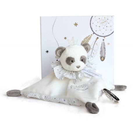 Panda doudou attrape-rêve Blanc 1 - vertbaudet enfant 