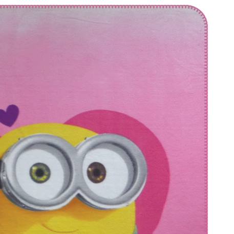 Plaid polaire imprimé 100% polyester, les minions the one Rose 2 - vertbaudet enfant 