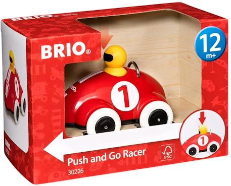 Voiture de course push and go Rouge 2 - vertbaudet enfant 