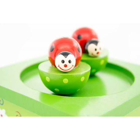 Boite à musique coccinelle feuille Vert 2 - vertbaudet enfant 
