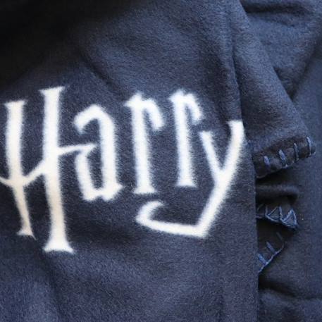 Plaid polaire imprimé 100% polyester, harry potter blason Bleu marine 3 - vertbaudet enfant 