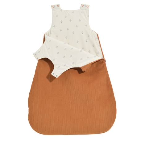 Gigoteuse hiver velours louison Caramel+Ecru 3 - vertbaudet enfant 