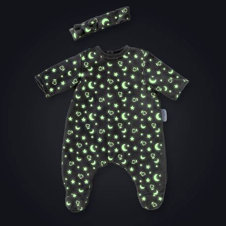 Pyjama brille dans la nuit & bandeau pour poupon 36 cm Multicolore 3 - vertbaudet enfant 