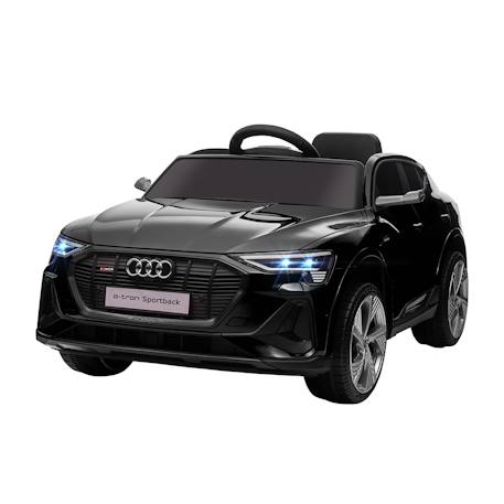 Voiture électrique enfant audi e-tron sportback s line 12 v 8 km/h max. - effets sonores, lumineux - télécommande Blanc+Noir+Rouge 7 - vertbaudet enfant 