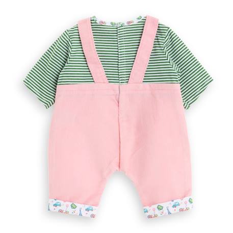 T-shirt et salopette manches longues week-end à paris pour poupon 42 cm Multicolore 3 - vertbaudet enfant 