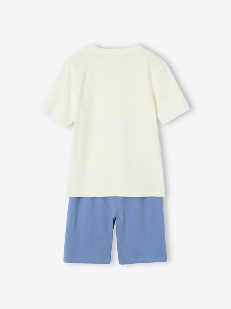 Pyjashort Smiley World so tired bleu chambray 8 - vertbaudet enfant 