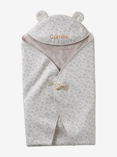 Plaid bébé à capuche en molleton, doublé peluche Hygge 1 - vertbaudet enfant 