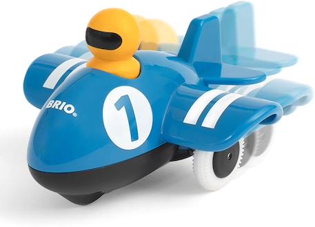 Avion push and go Bleu 4 - vertbaudet enfant 