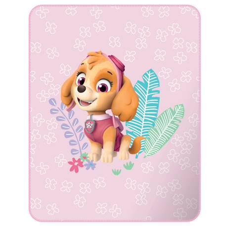Plaid polaire imprimé 100% polyester, pat patrouille paradise Rose 1 - vertbaudet enfant 
