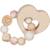 Hochet bois flexible Bois cœur+Bois ours+Multi-coloured 2 - vertbaudet enfant 