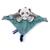 Doudou panda avec marionnette à doigts Bleu 1 - vertbaudet enfant 
