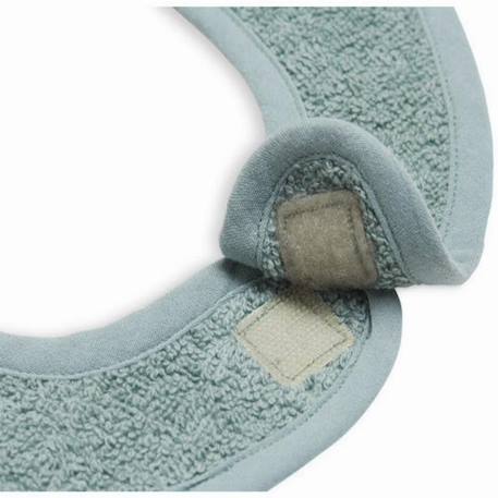 Bavoir éponge en coton Caramel+Marron+Vert 11 - vertbaudet enfant 