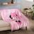 Plaid polaire imprimé toucher extra doux, disney minnie shopping Rose 2 - vertbaudet enfant 