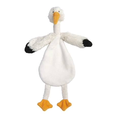 Doudou cigogne sky 29 cm Blanc 2 - vertbaudet enfant 