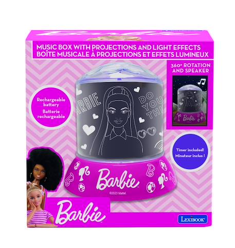 Veilleuse avec projection et effets sonores barbie Rose 6 - vertbaudet enfant 