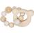 Hochet bois flexible Bois ours+Multi-coloured 1 - vertbaudet enfant 