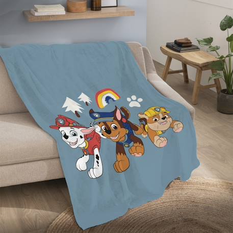 Plaid imprimé 100% polyester, pat patrouille hug Bleu 2 - vertbaudet enfant 