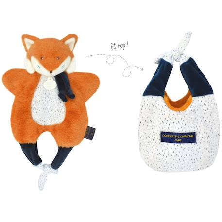 Doudou renard marionnette Orange 3 - vertbaudet enfant 