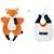 Doudou renard marionnette Orange 3 - vertbaudet enfant 