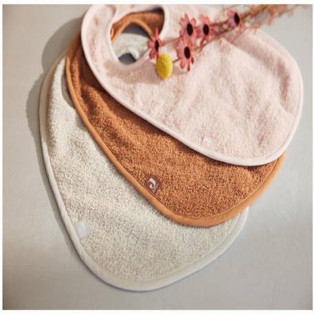 Bavoir éponge en coton Caramel+Marron+Vert 5 - vertbaudet enfant 