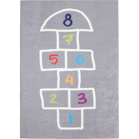 Tapis enfant marelle Gris 1 - vertbaudet enfant 