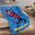 Plaid polaire tout doux imprimé 100% polyester, spiderman action Bleu 2 - vertbaudet enfant 