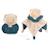 Doudou boule lion Vert 3 - vertbaudet enfant 