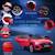 Voiture électrique enfant audi e-tron sportback s line 12 v 8 km/h max. - effets sonores, lumineux - télécommande Blanc+Noir+Rouge 15 - vertbaudet enfant 