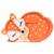 Lampe veilleuse renard Orange 1 - vertbaudet enfant 