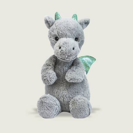 Peluche bouillotte dragon Vert 4 - vertbaudet enfant 