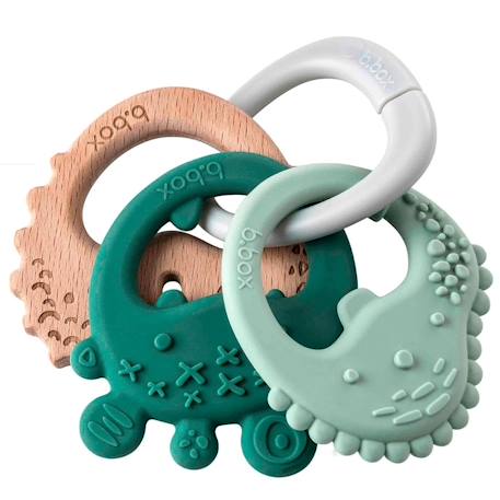 Lot de 3 anneaux de dentition Vert 1 - vertbaudet enfant 