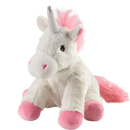 Peluche bouillotte licorne junior Blanc 1 - vertbaudet enfant 