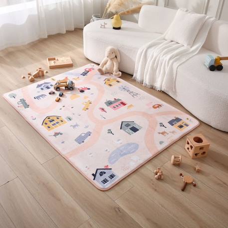 Tapis de jeu enfant à mémoire de forme cloud play farm Play farm 1 - vertbaudet enfant 