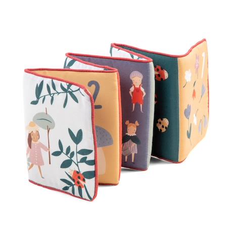 Livre d'activités en tissu pixie land Bleu 1 - vertbaudet enfant 