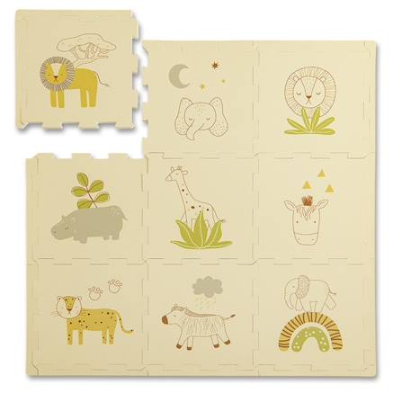Tapis de jeu mousse à assembler safari animals Safari animals 1 - vertbaudet enfant 