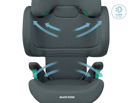 Siège auto enfant , i-size et isofix rodifix r Graphite authentique+Noir authentique 4 - vertbaudet enfant 