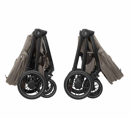 Poussette naissance oxford avec nacelle sense Graphite twillic+Noir twillic+Truffe twillic+Vert twillic 17 - vertbaudet enfant 