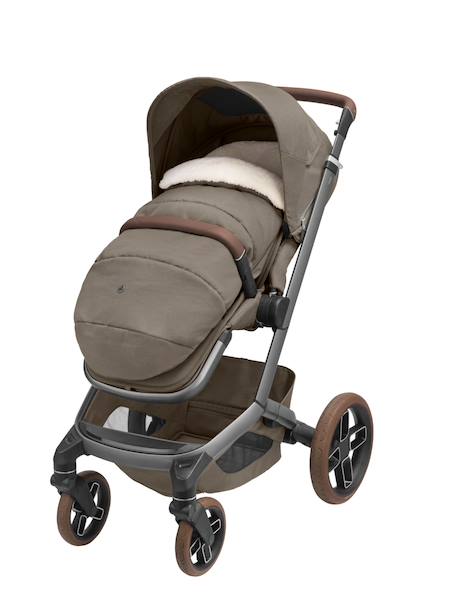 Chancelière pour poussette 2 en 1 pour bébé Graphite essentiel+Noir twillic+Truffe twillic 12 - vertbaudet enfant 
