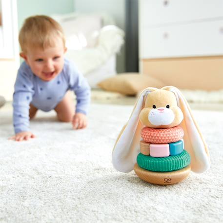 Lapin à empiler Beige 3 - vertbaudet enfant 